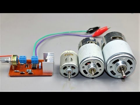 How to Make DC Motor Speed Controller Circuit at Home + PCB
