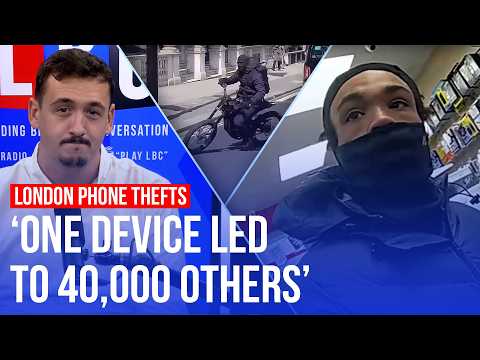 How police caught the biggest phone theft gang in Britain | LBC