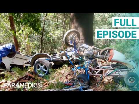 Rushing To Car Crashed 100m Down Ravine with Kids Inside | S3 Ep3 | Paramedics