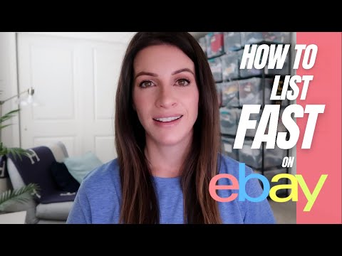 Fast and Easy Method for Listing on eBay!