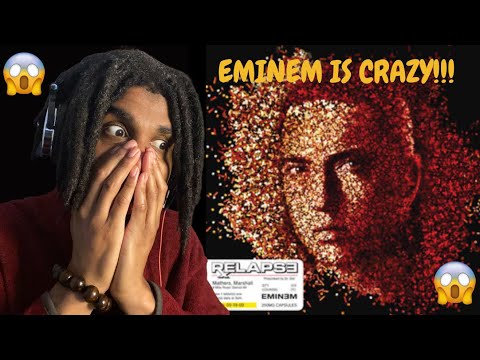 FIRST LISTEN THIS WAS SO INSANE!!! EMINEM RELAPSE ALBUM REACTION