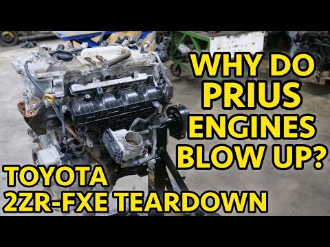 BLEW UP A PRIUS?! 2010+ Toyota Prius 1.8L 2ZR-FXE Engine Full Teardown