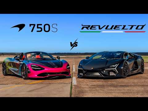 McLaren 750s vs Lambo Revuelto: ON TRACK