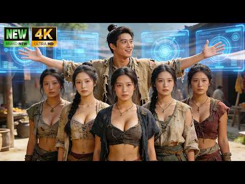 傻小子穿越到古代，一睁眼就看到5个绝色老婆！身无分文，没米下锅，这时候意外觉醒了系统！#一口气看完