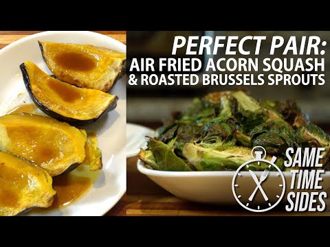 2 Sides Under 30 Minutes: Brussels Sprouts And Acorn Squash