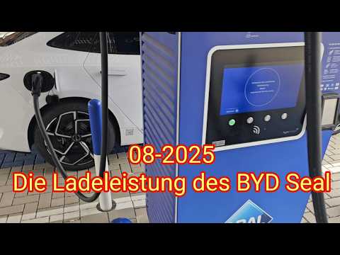 The charging performance of the BYD Seal with the latest software 08-2025