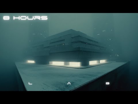 LAB [8 HOURS] - Calming 2049 Cyberpunk Ambience - Blade Runner Ambient Music for Focus & Sleep | 4K