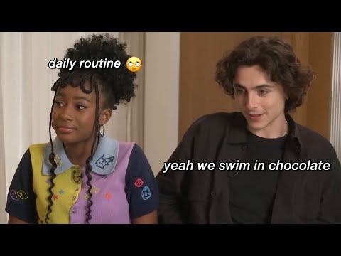 the Wonka cast being the sweetest cast ever for 5 minutes