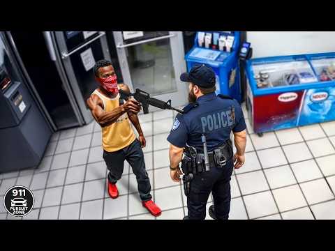 Brutal Moments as Police Confront Reckless Criminals, You Wouldn't Believe if Not Filmed # 34