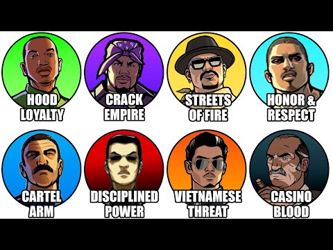 Every Gang In GTA San Andreas Explained In Detail
