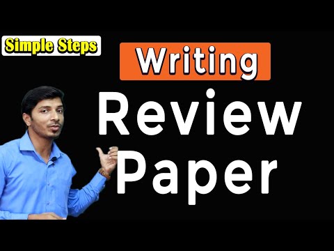 how to write a review paper II how to write a review article II how to write a research paper