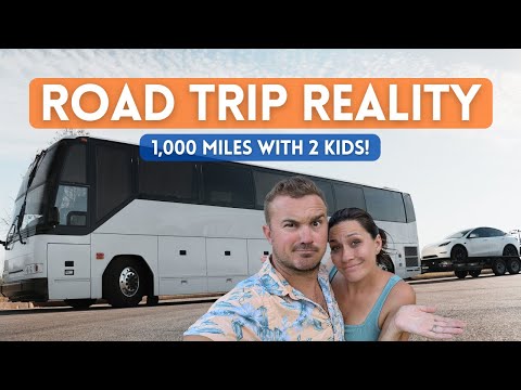 3 Days | 1,000 Miles | Family of 4 in a DIY Motorhome … How drive days really go!?