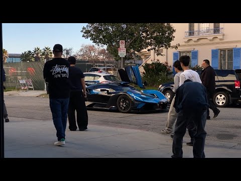 (Bolide, Valkyrie, Murcielago SV, Carrera GT, and more) Sunset GT and Beverly Hills Carspotting