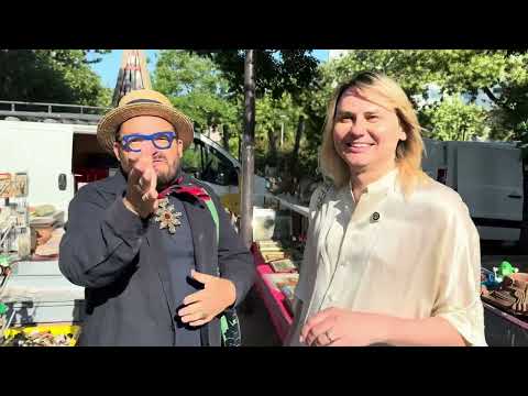 Гуляем с Александром Васильевым по блошиному рынку в Париже