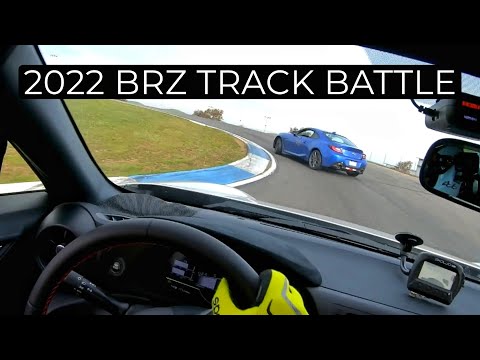Pushing Our Stock 2022 Subaru BRZ's to the Limit! - Track and Drift Battle at Thunderhill East