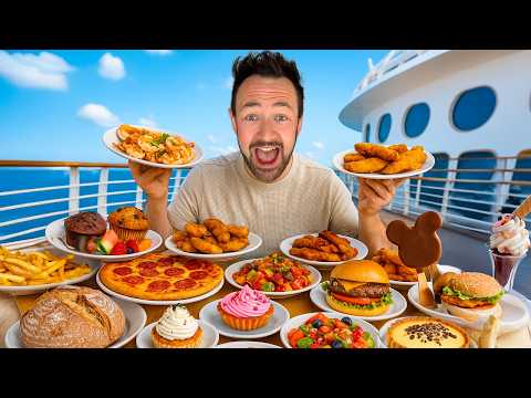 We Try all the Food on Disney's BRAND NEW CRUISE SHIP!