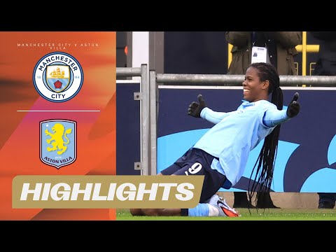 Shaw Scores FOUR | Manchester City v Aston Villa | Barclays WSL 25/26
