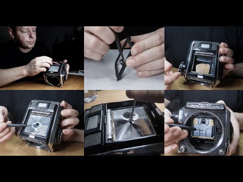 Bronica S2A - Focus Problems - HOW TO replace ground glass foam AND mirror foam (also Bronica S2)
