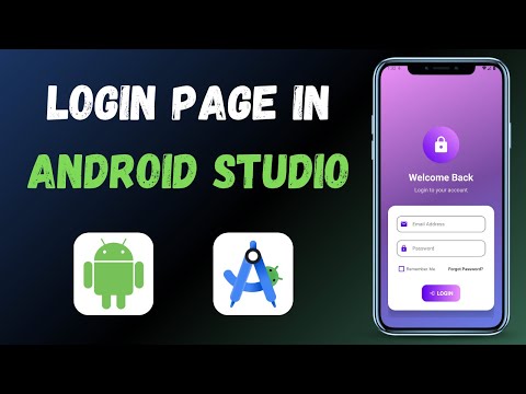 Login Page in Android Studio | Android Studio Tutorial
