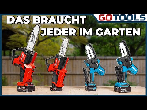 Akku-Astsägen im Vergleich! 12V vs 18V! Milwaukee vs Makita! 250 € Gutschein in der Verlosung