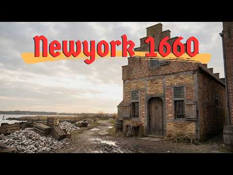 What New York Looked Like in 1660 | AI Reconstruction of New Amsterdam (Documentary)