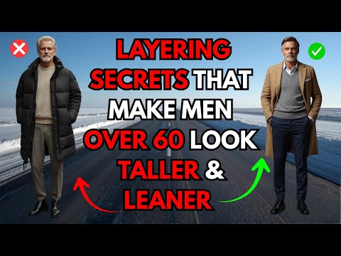 5 Layering Secrets That Make Men Over 60 Look Taller & Leaner