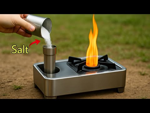 Salt Runs Your Stove Forever… Say Goodbye to Gas Bills, A Genius Solution