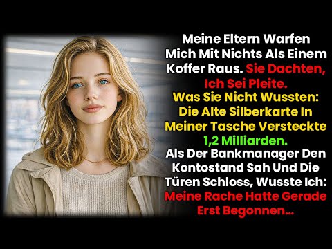 Meine Eltern warfen mich raus – Als ich Opas Karte nutzte, wurde der Bankchef bleich