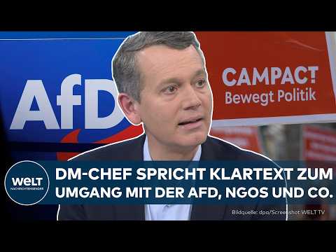 AFD, NGOS UND CO.: dm-Chef mit scharfer Kritik an politischen Debatten, die am Bürger vorbeigehen!