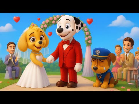 Marshall and Skye get married, the sad story of chase | PAW Patrol Ultimate Rescue | Rainbow 3