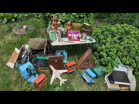 Что мы опять купили ,  Обзор покупок .  Барахолка что в продаже ? какие цены ?