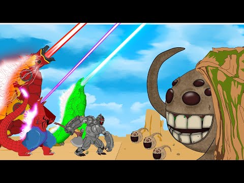 Rescue GODZILLA & KONG vs QUEEN GRUMBLE DOORS Roblox: If Boundary Changes? - FUNNY CARTOON