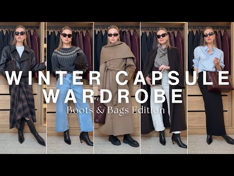 WINTER CAPSULE WARDROBE | Boots & Bags Staples