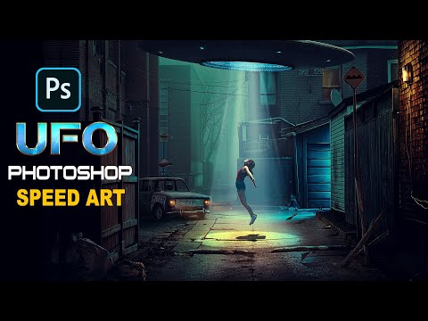 "UFO- Attraction" Photo Manipulation Speed Art | Photoshop Tutorial
