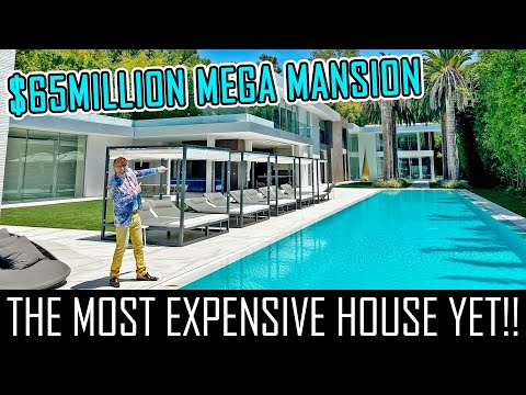 $65MILLION BEL AIR MEGA MANSION WITH A BEAUTY SALON AND SPA!!