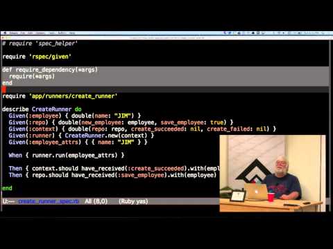 October CincyRb - Jim Weirich on Decoupling from Rails