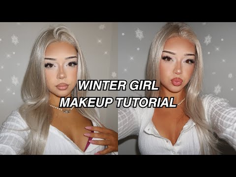 WINTER GIRL ICY MAKEUP TUTORIAL!!❄️ *IN DEPTH*