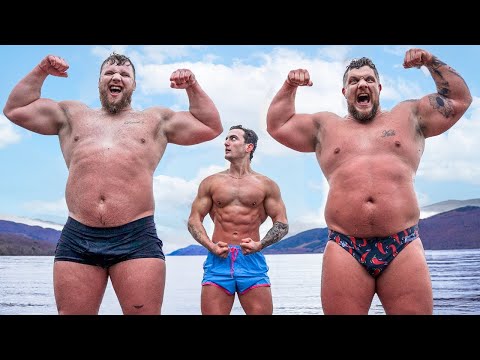 Entrenando con Gigantes (Los Hombres Más Fuertes del Mundo)