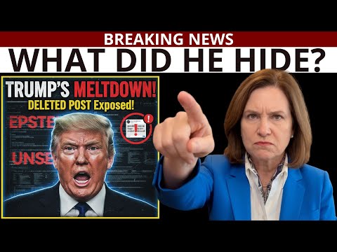 1 MIN AGO: Trump Breaks Down After Epstein Files Spark Online Firestorm | Deleted Post