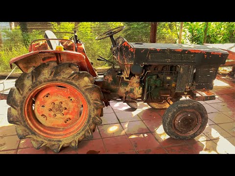 The Epic Restoration of a Massive Kobuta Rotary Tiller to Prepare for Autumn Harvesting