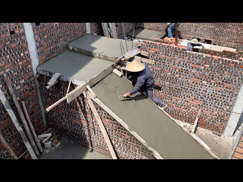 Construction Of Reinforced Concrete Stairs Indoors Is Sturdy And Efficient