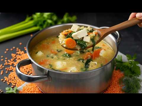 Diese Linsensuppe ist Balsam für meinen Magen! Iss diese Suppe und du nimmst 10 kg ab!