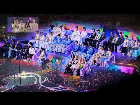 [여자아이들 올해의 레코드 수상] 에스파,아이브,라이즈,에이티즈,보이넥스트도어, TWS QWER 전소연 재개약 결정 Reaction cam@241130 MMA 2024 직캠