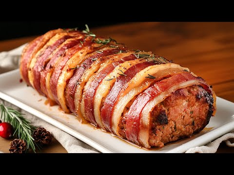 The tastiest Christmas meal – Your meatloaf has never been this juicy!