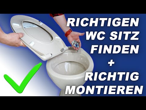 WC Sitz Montage 🚽✔  Welche Sitze gibt es? & Wie kann man sie montieren / demontieren?