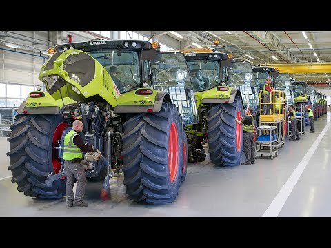 Inside European Factories Producing Super Advanced Giant Tractors