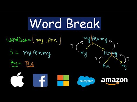 Word Break | Dynamic Programming | Leetcode #139