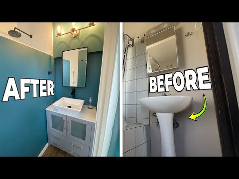 How to Make a SMALL Space Feel BIG! - Master Bathroom Remodel