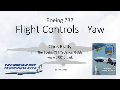 737 Flight Controls - Yaw