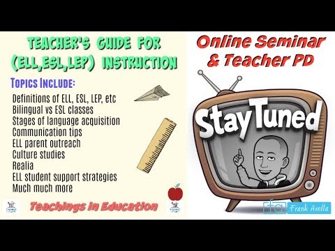 Educating ELL, ESL Students: Avella's PD (Ep 6)